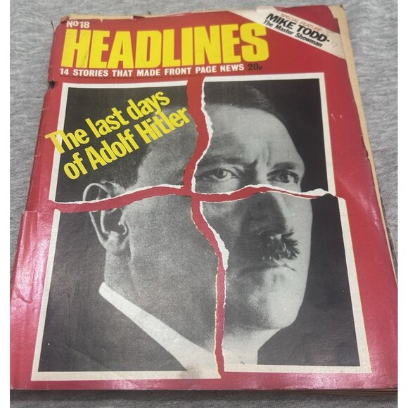 Headlines Magazine No. 18 The Last Days of Hitler and Codeword Cromwell Lot of 6 - Picture 1 of 5
